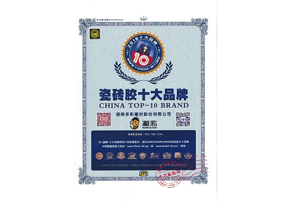 中國(guó)瓷磚膠十大品牌